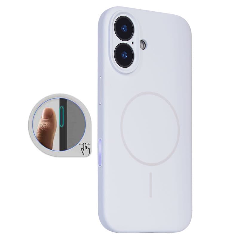 Husa MagThin » iPhone 16 Plus, SoftTouch, Camera Control, TPU, Pure White 1