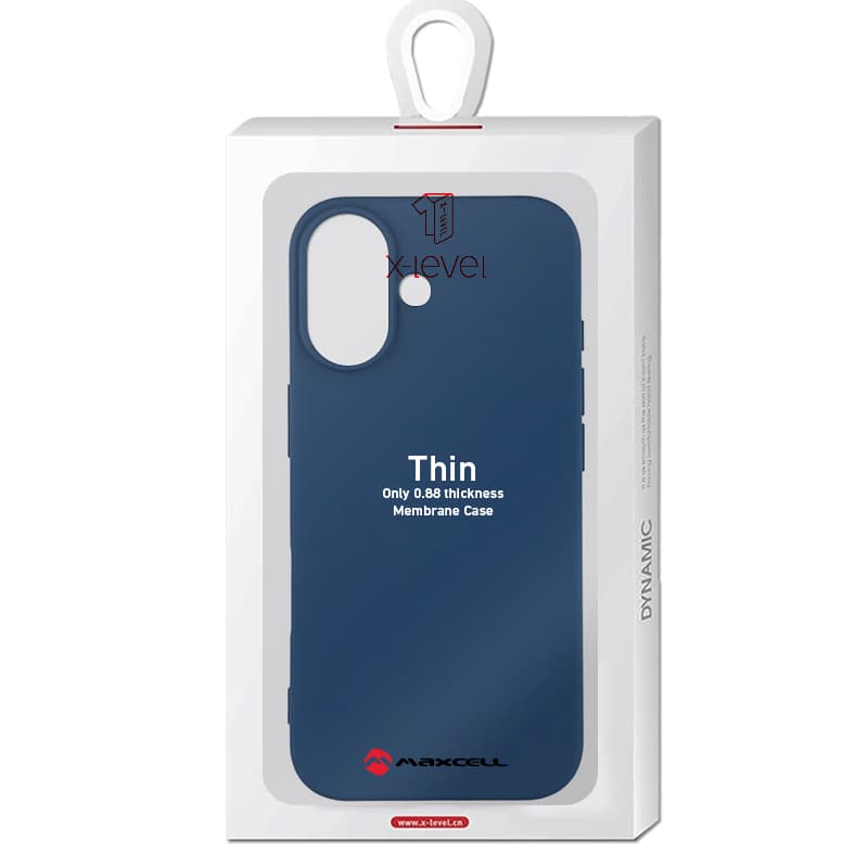 Husa X-Level Thin » iPhone 17, Thin Series, SoftTouch, Navy Blue 1