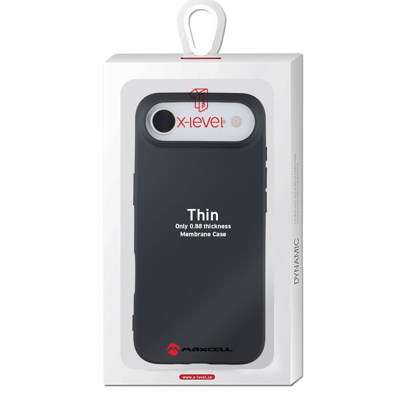 Husa X-Level Thin » iPhone 17 Air, Thin Series, SoftTouch, Black 1