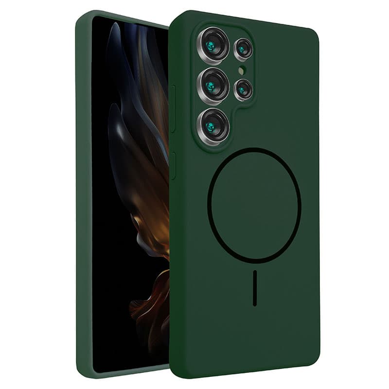 Husa MagThin » Samsung S24, Smooth Soft » MagSafe, Deep Green 1