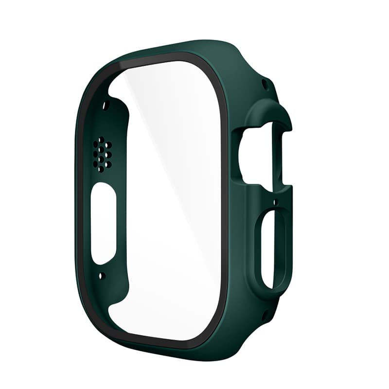 Hoco (WS6) - Rama protectie cu folie integrata, iWatch Ultra, 3D PC, (49mm) - Dark Green 1