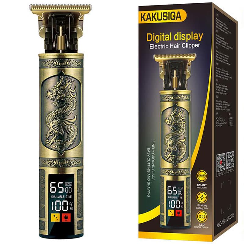 Kaku (KSC-1581) » Masina de tuns/ras, portabila, 1200mAh, 7200rpm, Power LED, BRONZE