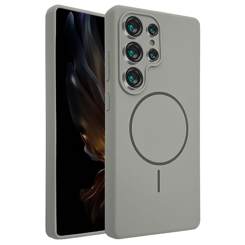 Husa MagThin » Samsung S25 Plus, Smooth Soft » MagSafe, Titanium Grey 1