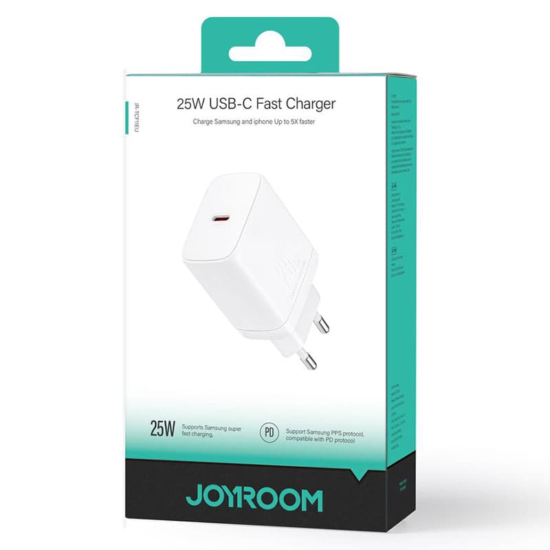 Joyroom (JR-TCF11) - Incarcator Retea, 25W, 1xUSB-C, PD, White 1