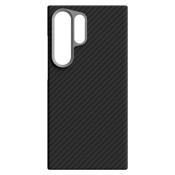 Husa Kevlar » Samsung S24 Ultra, Aramid Fiber, MagSafe UltraThin, Black [M] 1