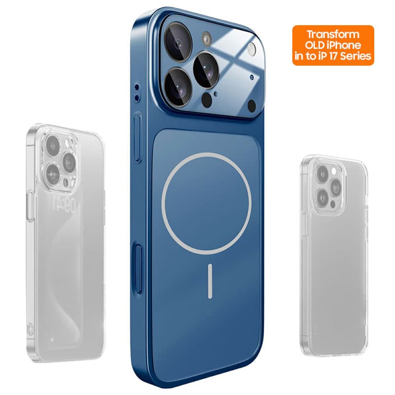 Husa MagLens » iPhone 15, SlimCase, GlassGuard, Blue 1