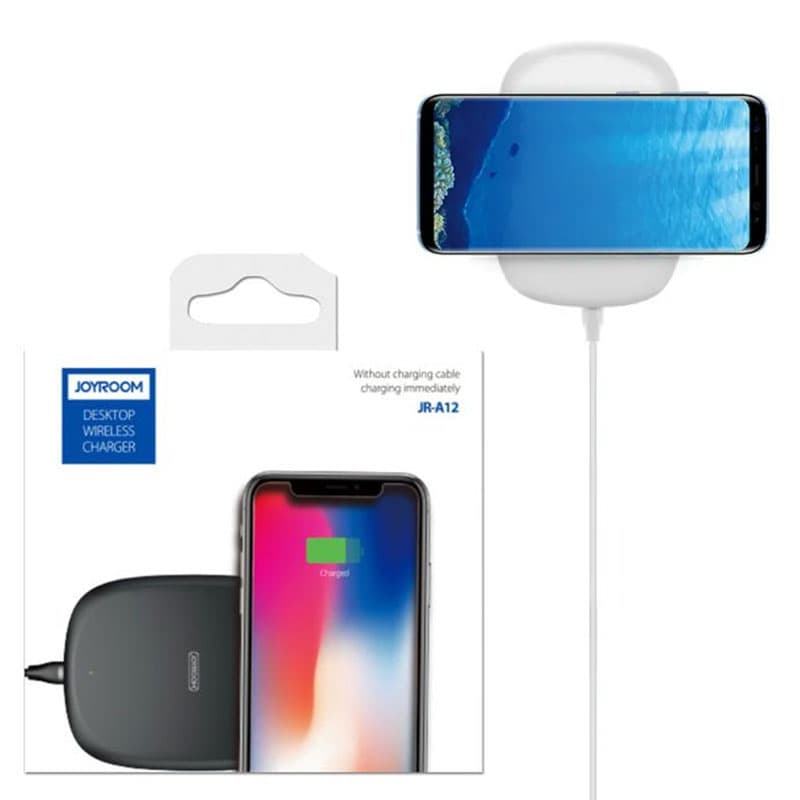 Joyroom (JR-A12) - Incarcator Wireless, 5W, Qi Charging, Universal, White 1