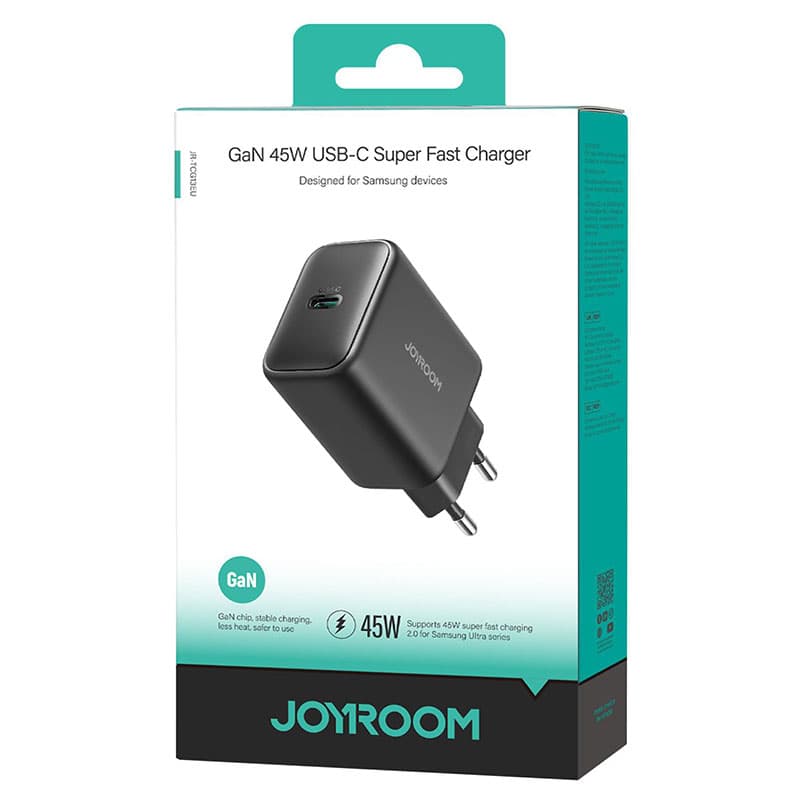 Joyroom (JR-TCG13) - Incarcator Retea, GaN, PD35W, 1xUSB-C, SuperFast, Black 1