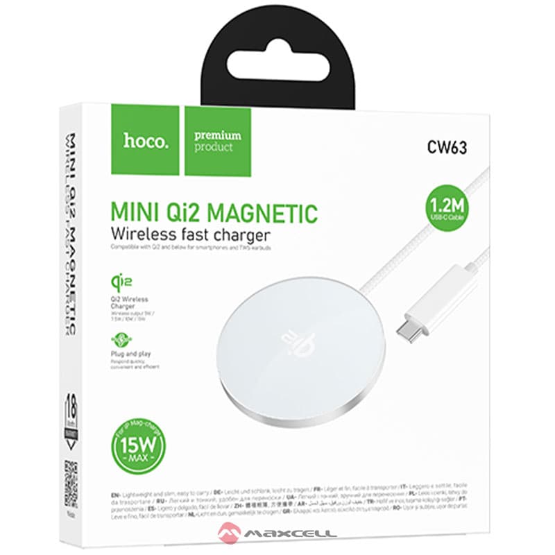 Hoco (CW63) - Incarcator Wireless, Fast, LED Power » Black 1