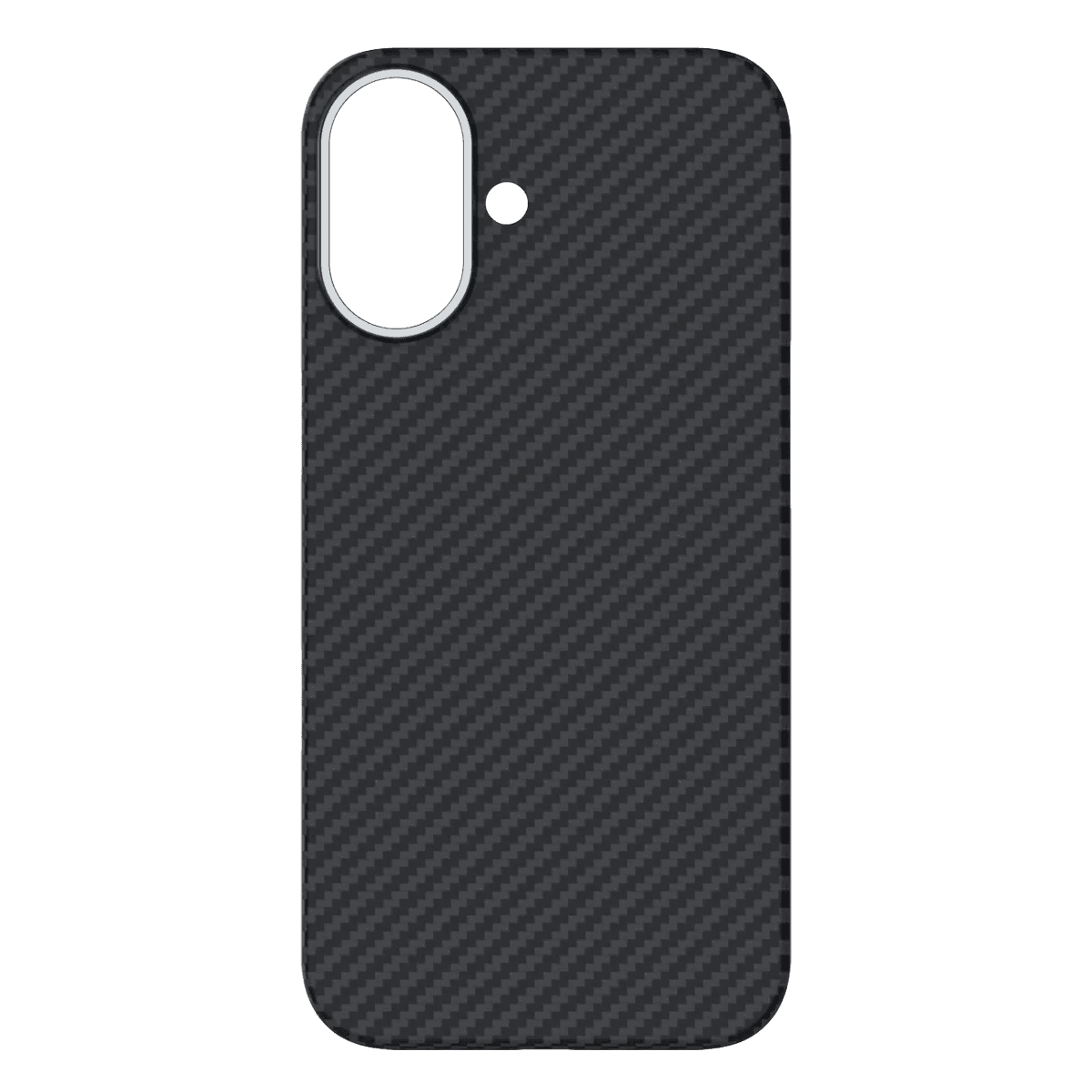 Husa Kevlar » iPhone 16, Aramid Fiber, MagSafe UltraThin, Black [M] 1