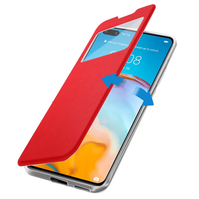 Husa FlipView » iPhone Xs / X - Flip Stand, Red 1