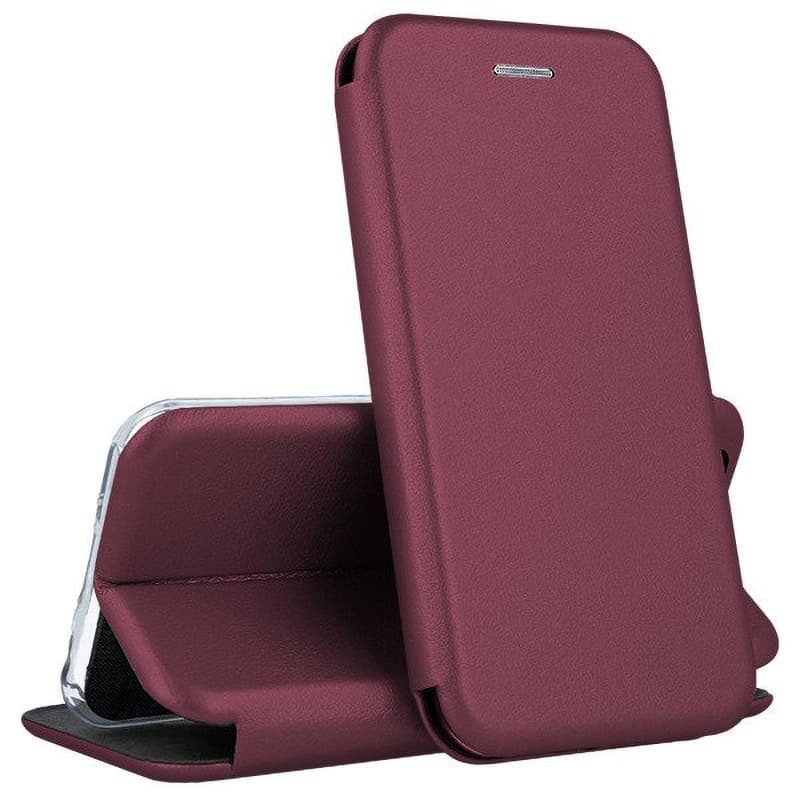 Husa Flip » Samsung A55 - Magnetic Shell, Bordo