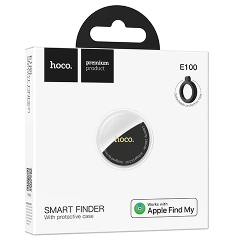 Hoco (E100) - Dispozitiv tiP AirTag, Apple Find My, certificat MFi, White 1