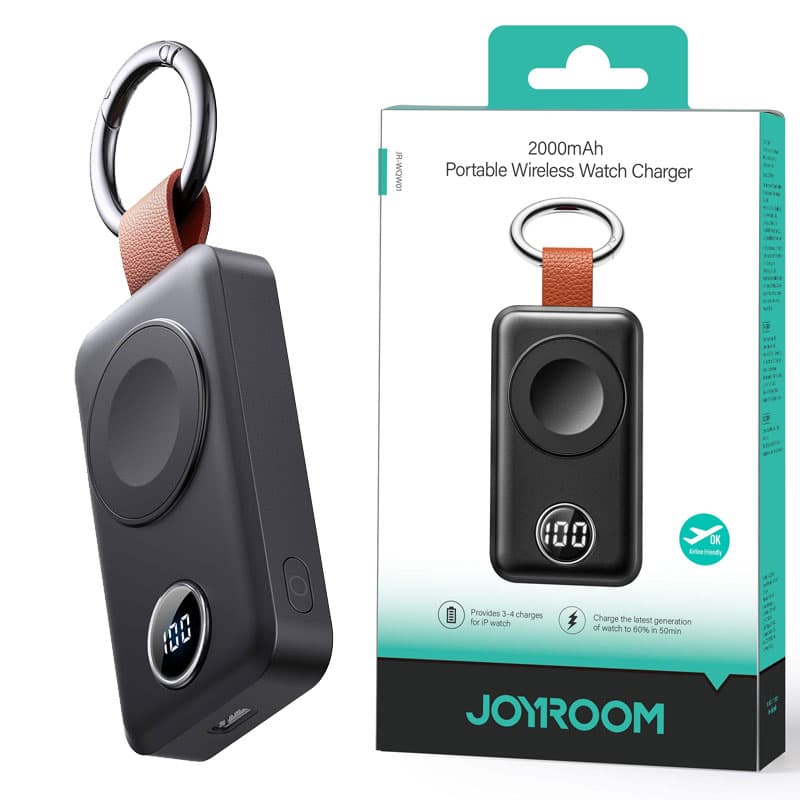 Joyroom (JR-WQW01) - Incarcator Wireless, 3W, Qi Charging, 2000 mAh, Black 1