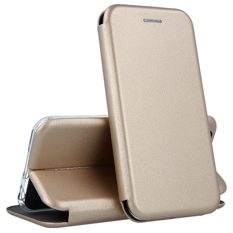 Husa Flip » Samsung S23 FE - Magnetic Shell, Gold