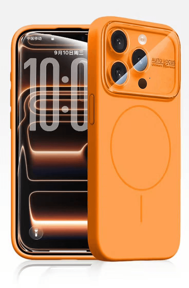 Husa MagConverse » iPhone 17 Air, UltraThin, Magnetic FlexiCase, Orange 1
