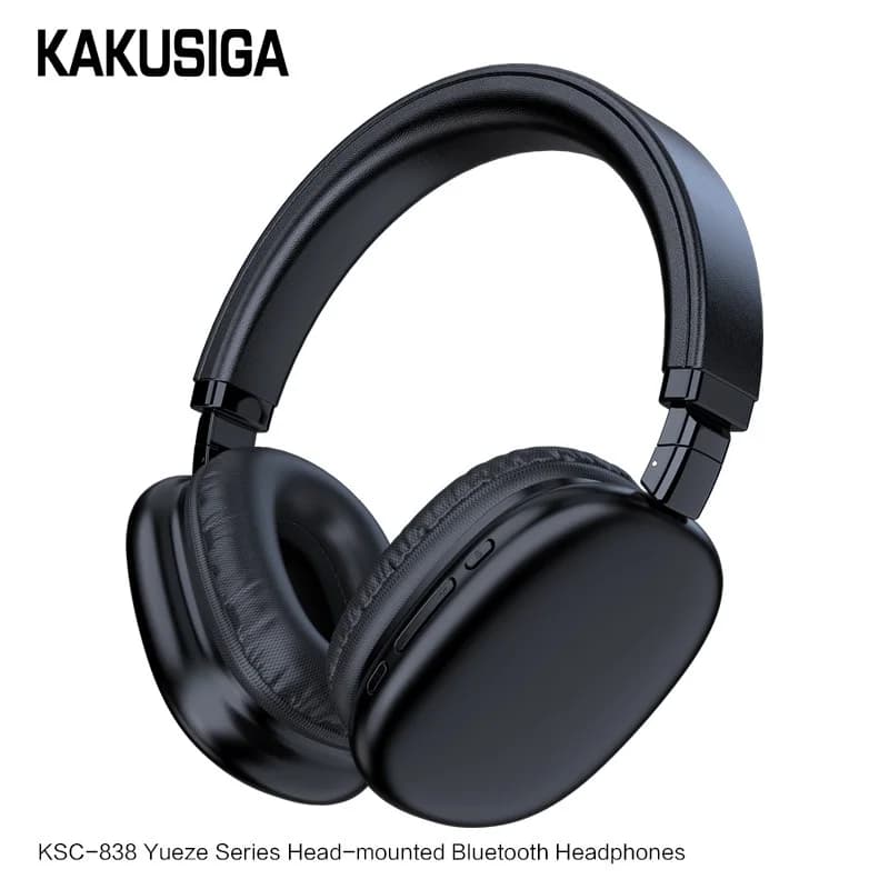 Kaku (KSC-838) - Casti Wireless, On-Ear, BT 5.0,180h StandBy, 200mAh, TF card, Black 1