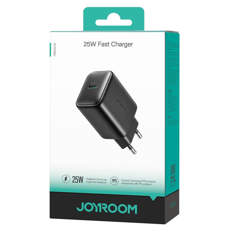 Joyroom (TCF23) - Incarcator Retea, PD25W, 1xUSB-C, FastCharge, Black 1