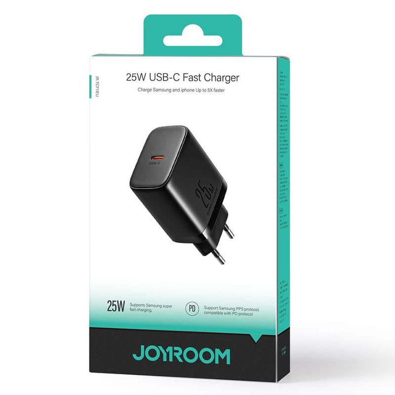 Joyroom (JR-TCF11) - Incarcator Retea, 25W, 1xUSB-C, PD, Black 1