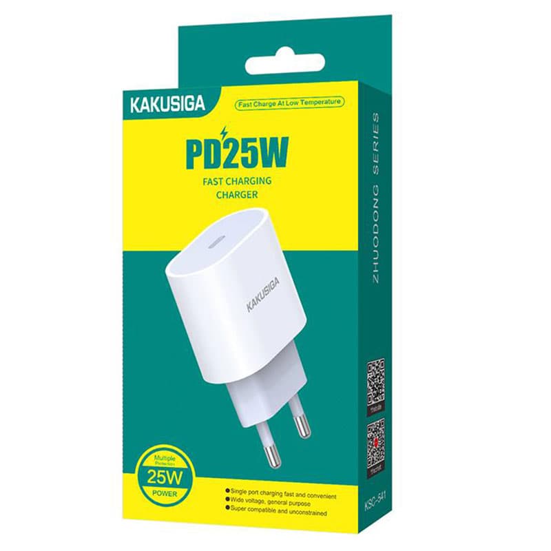 Kaku (KSC-541) - Incarcator Retea, 25W, 1xUSB-C, PD, White 1