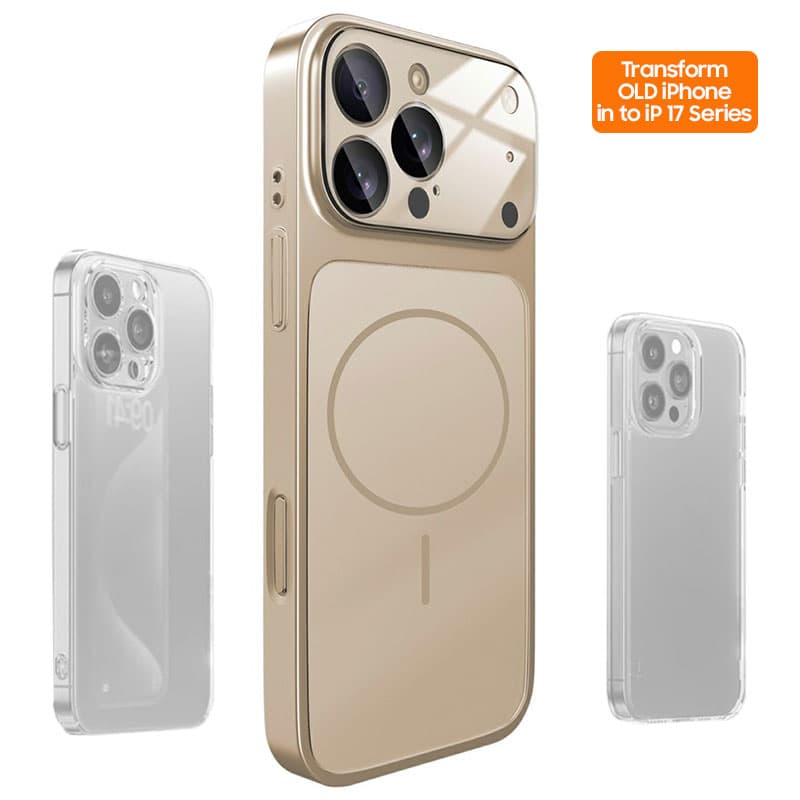 Husa MagLens » iPhone 13 Pro, SlimCase, GlassGuard, Gold 1
