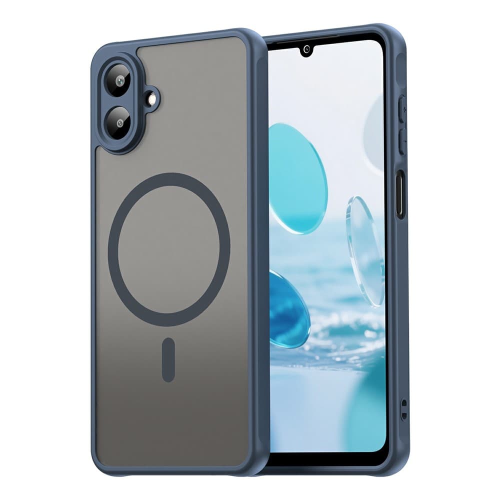 Husa MagFrost Pro » Samsung Galaxy A07 - Matte MagSafe, Frosted, frame Navy Blue 1