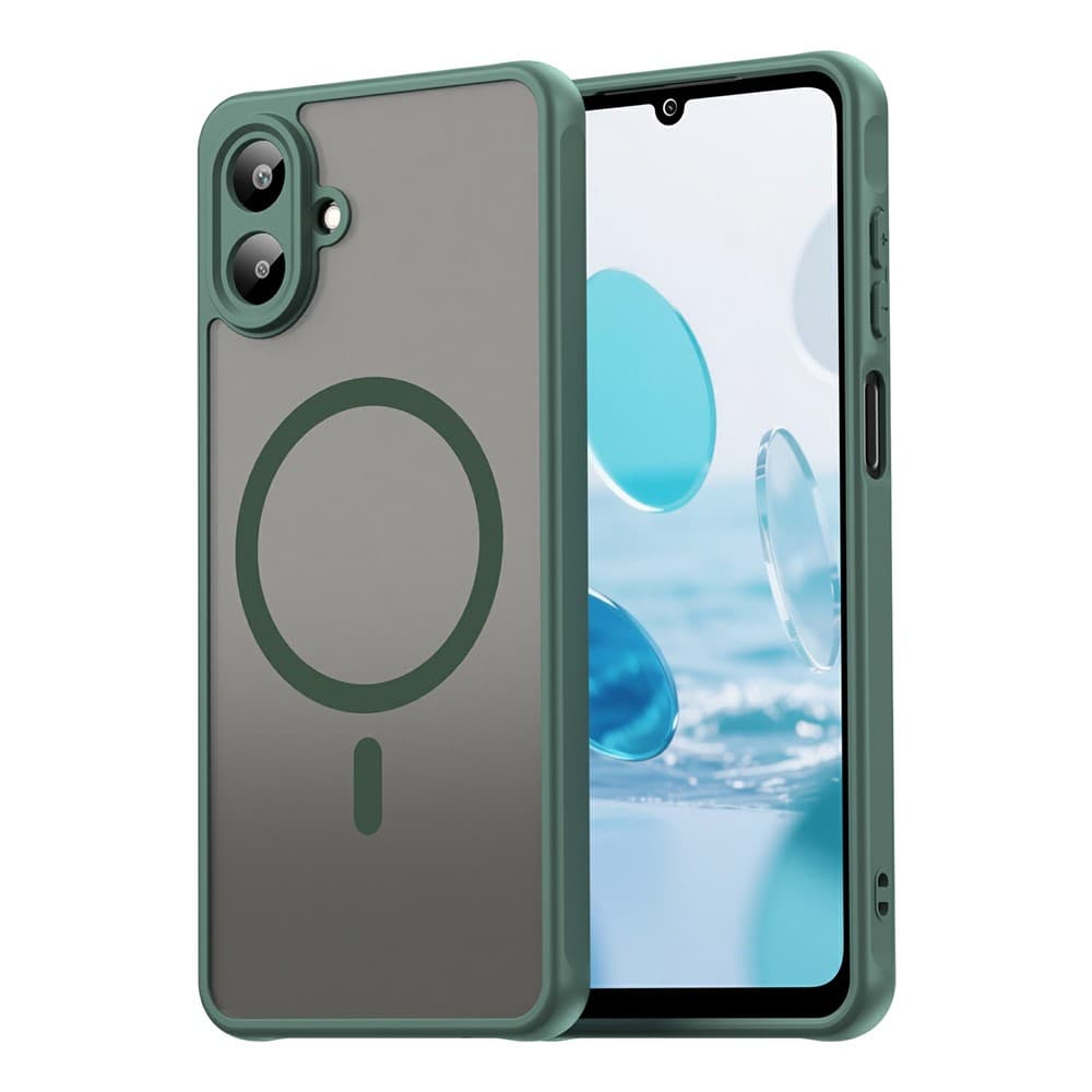 Husa MagFrost Pro » Samsung Galaxy A07 - Matte MagSafe, Frosted, frame Deep Green 1