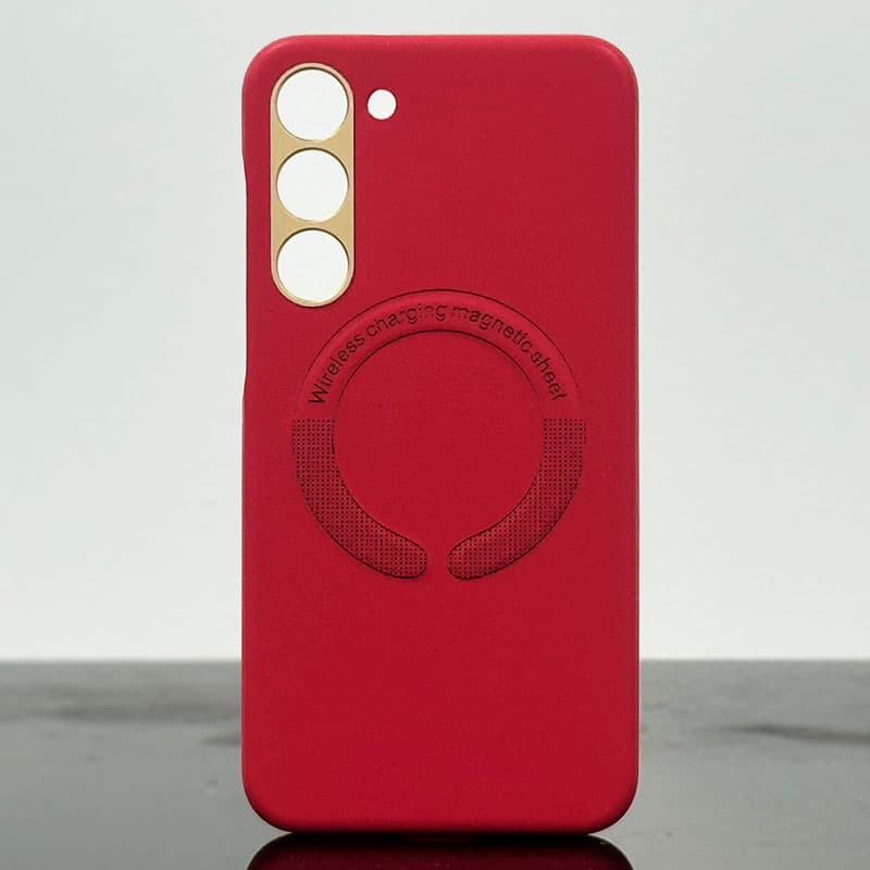 Husa Kraft » Samsung S23, cu MagSafe, Eco-Leather, Red 1