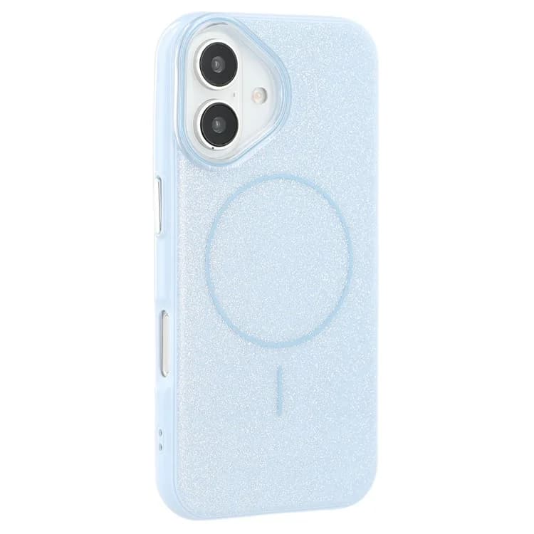 Husa Mag Glitter » iPhone 16e, MagCase, PC, Shinny, Blue 1