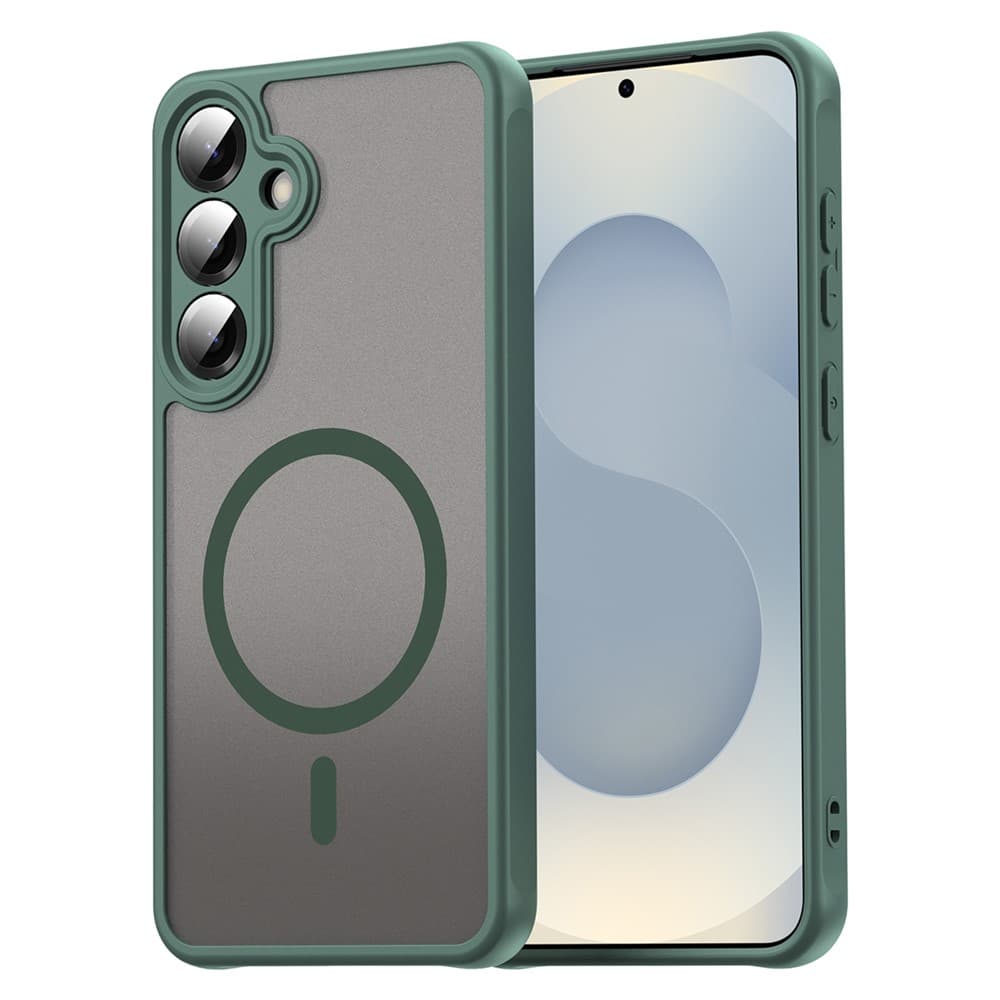 Husa MagFrost Pro » Samsung Galaxy A15 - Matte MagSafe, Frosted, frame Deep Green 1