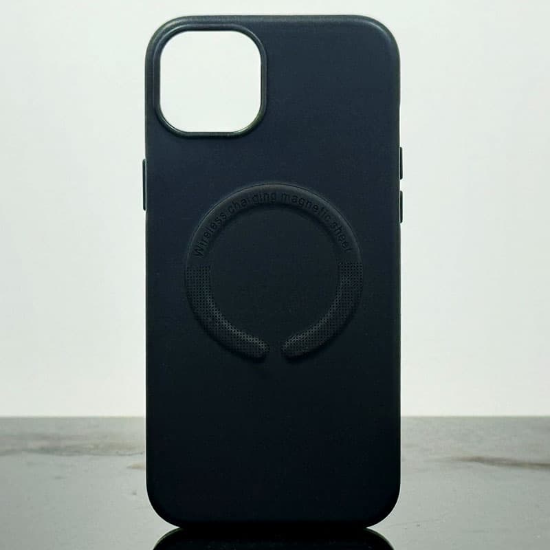 Husa Kraft » iPhone 15 Pro, MagCase, Eco-Leather, Black 1
