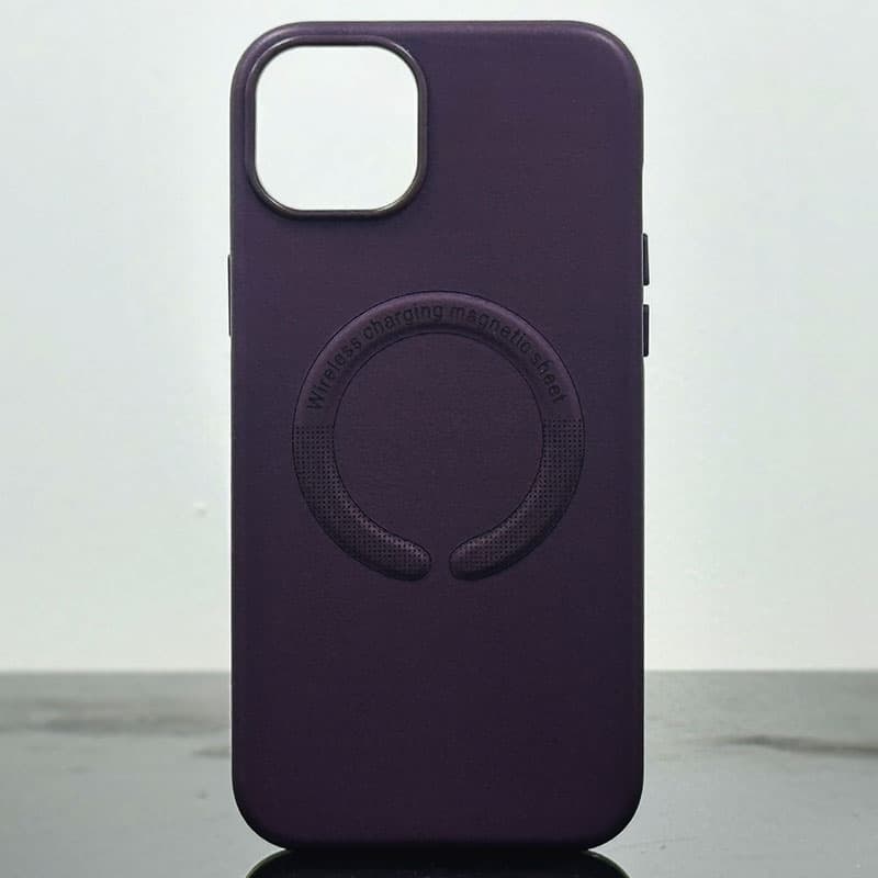 Husa Kraft » iPhone 15, MagCase, Eco-Leather, Purple 1
