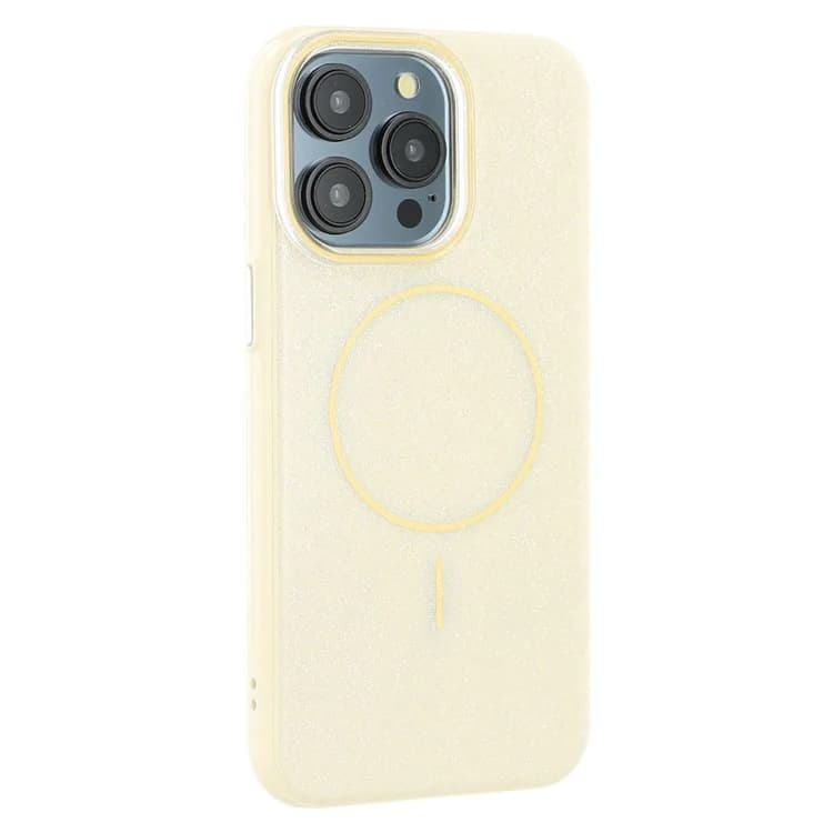 Husa Mag Glitter » Samsung S25 Ultra, MagCase, PC, Shinny, Yellow 1