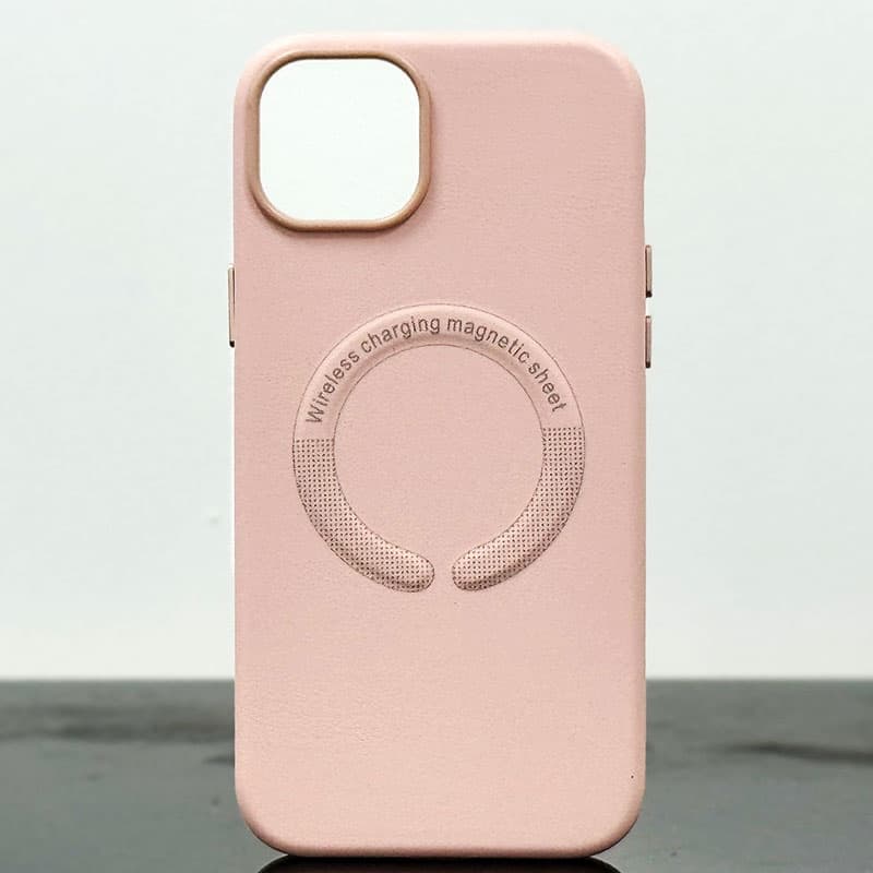 Husa Kraft » iPhone 14 Pro, cu MagSafe, Eco-Leather, Cream 1