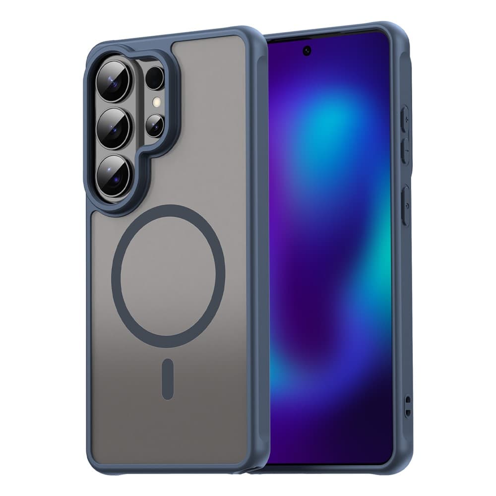 Husa MagFrost Pro » Samsung S26 Ultra, Matte MagSafe, Frosted frame, Blue 1