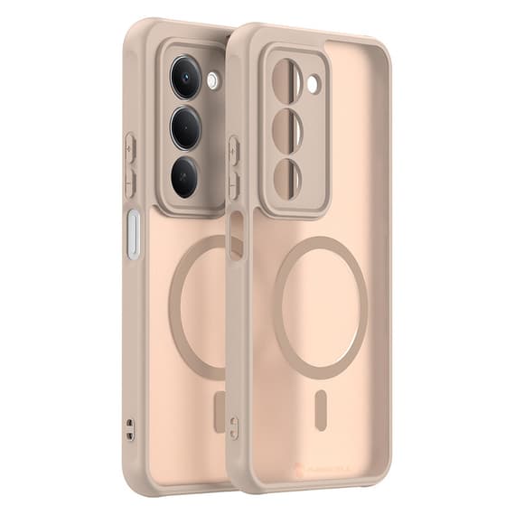 Husa MagFrost Pro » Xiaomi Redmi 15 4G/5G, Matte MagSafe, Frosted frame, Gold 1