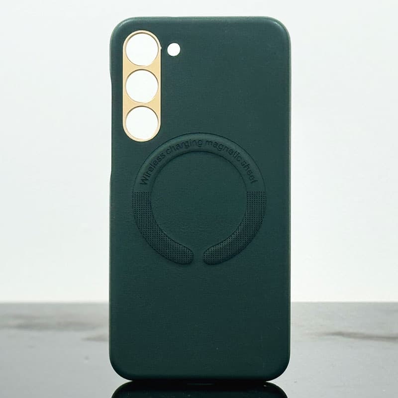 Husa Kraft » Samsung S23 Plus, MagCase, Eco-Leather, Dark Green 1