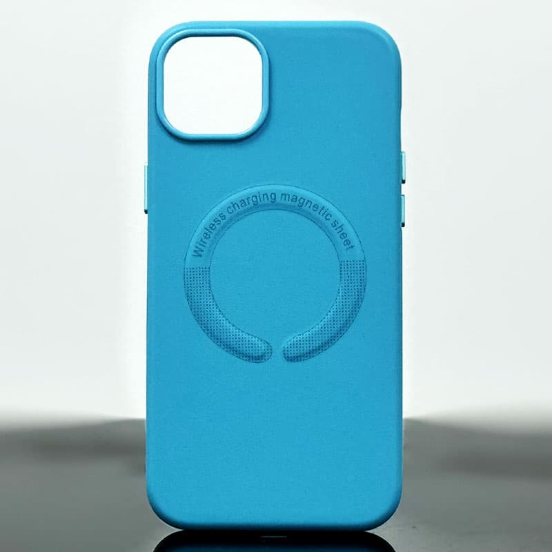 Husa Kraft » iPhone 15 Plus, MagCase, Eco-Leather, Blue Light 1