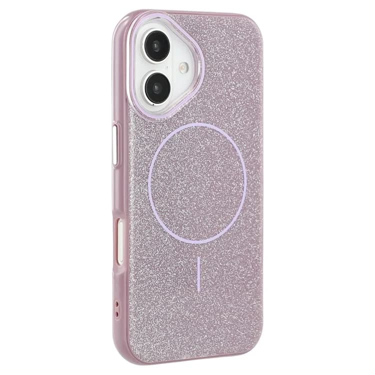 Husa Mag Glitter » iPhone 16e, MagCase, PC, Shinny, Purple 1
