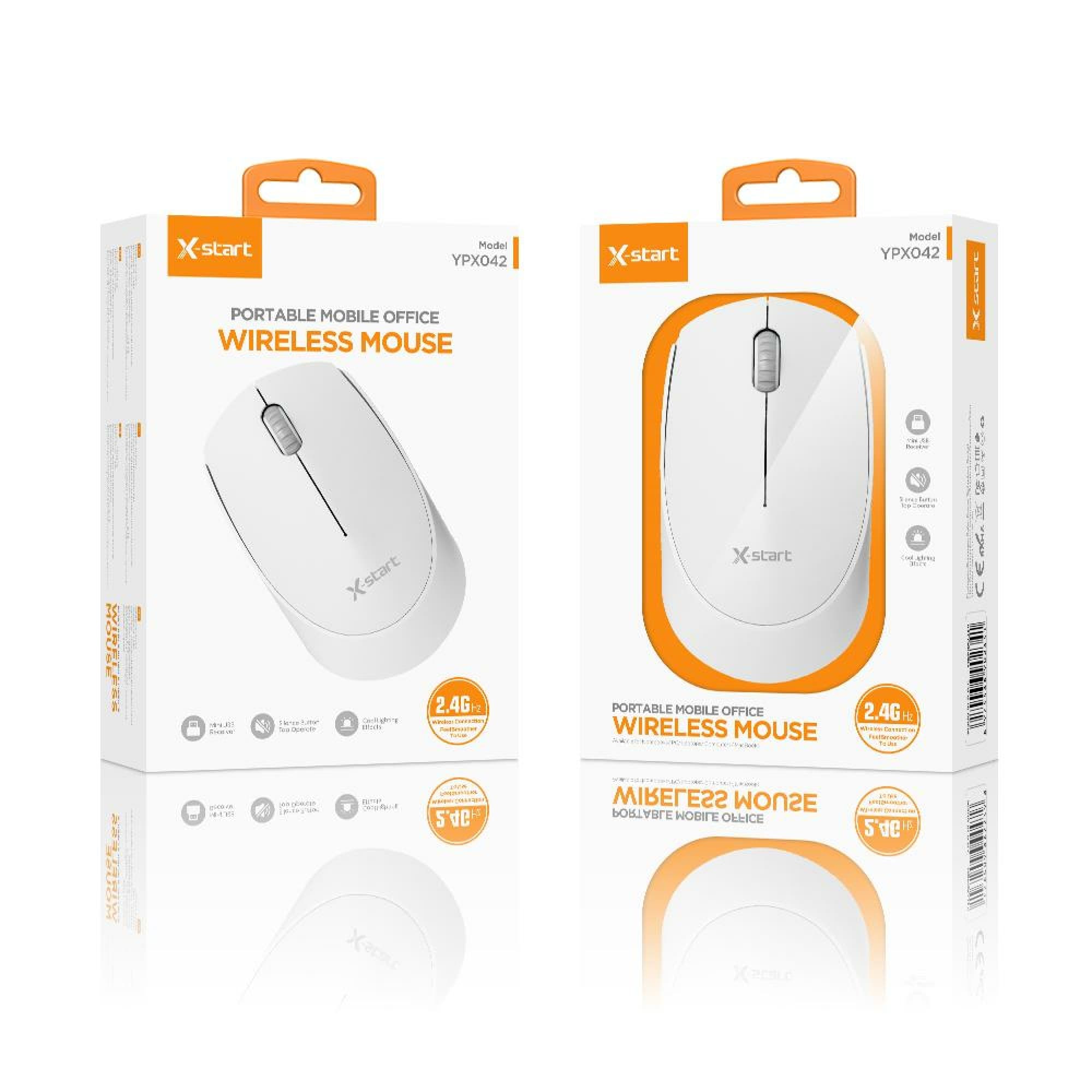 X-Start (YPX042) - Mouse-uri, 1.000 DPI, conexiune 2.4G, OneSignal, White 1
