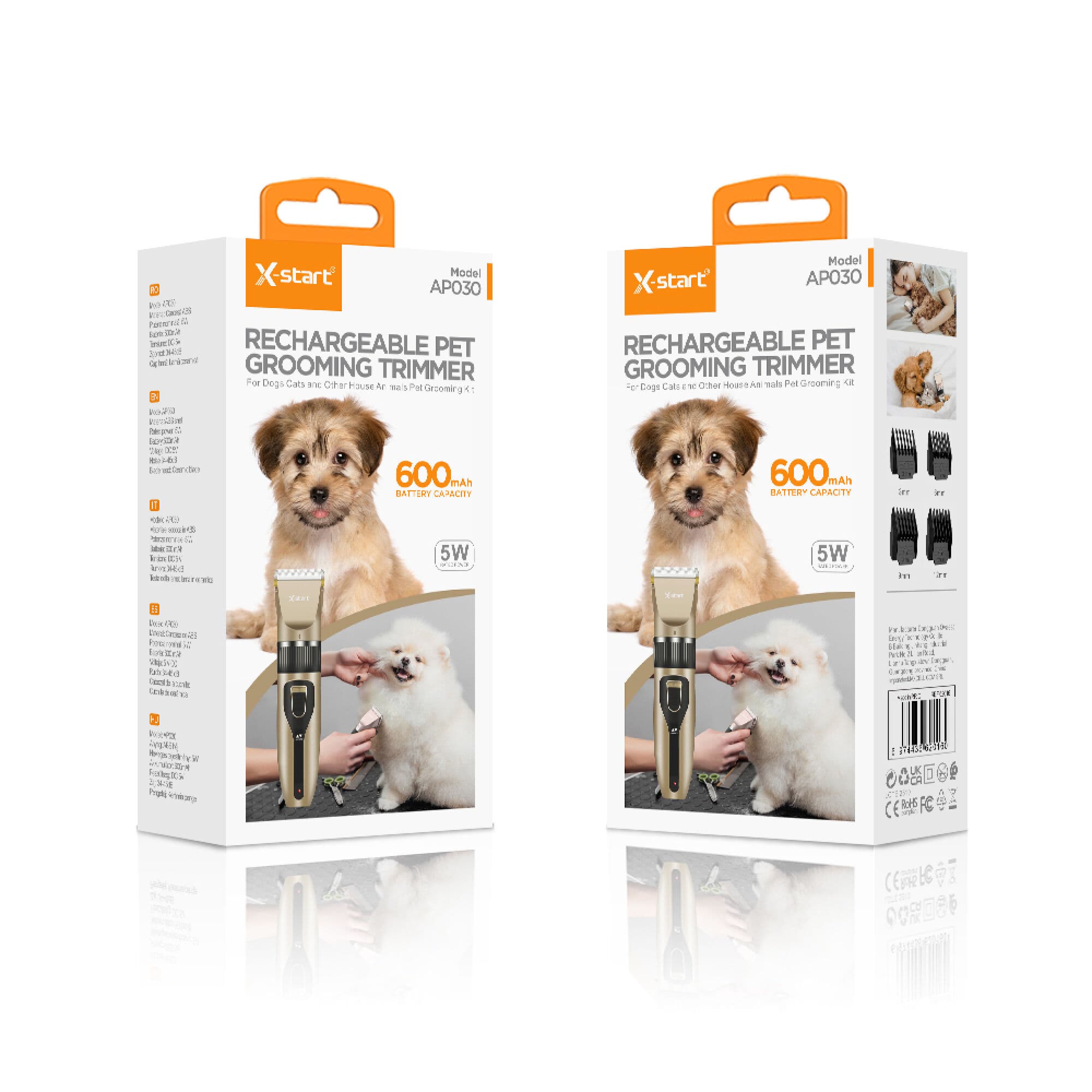 X-Start (AP030) - Aparat de tuns animale , Gold 1