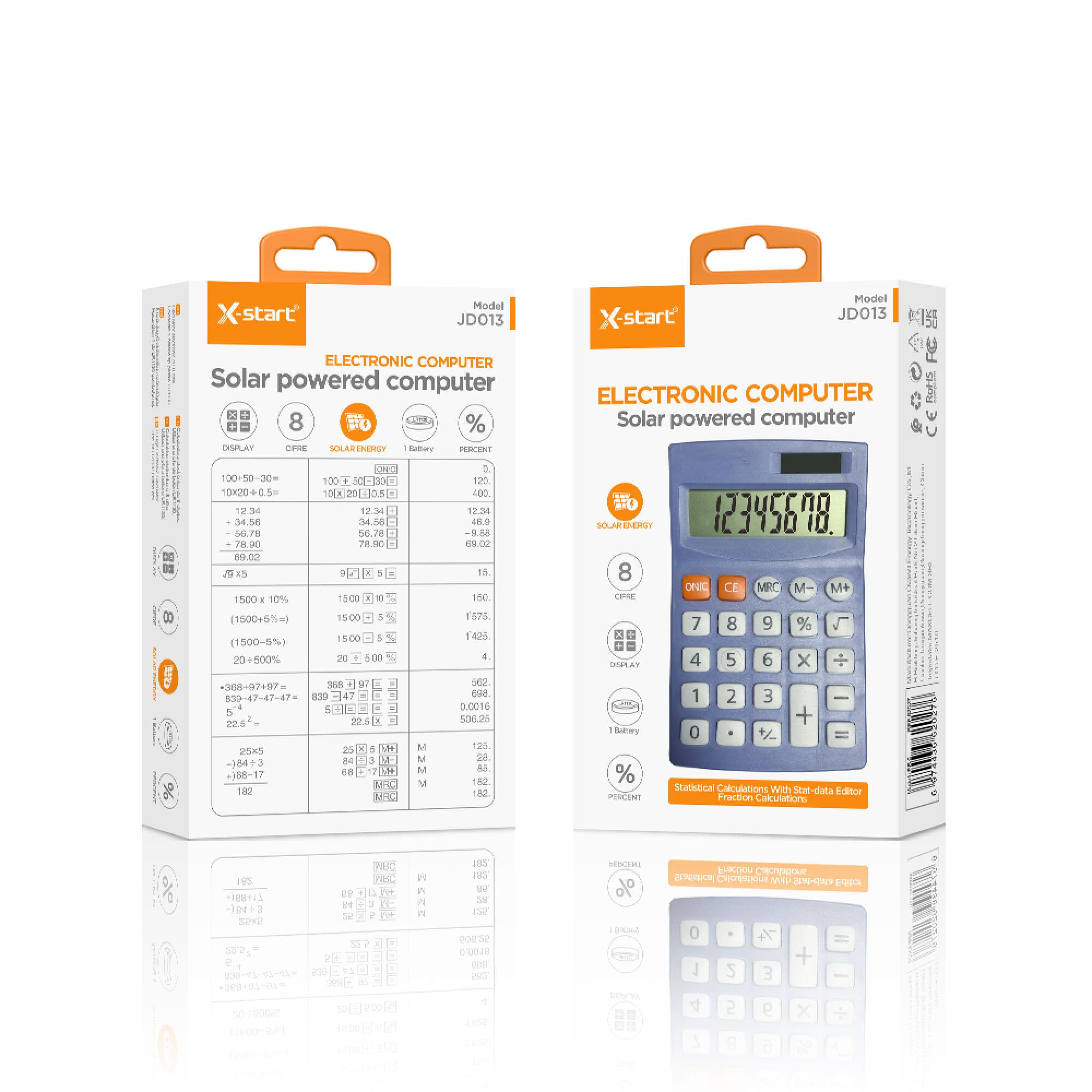 X-Start (JD013) - Calculator de birou, Blue 1