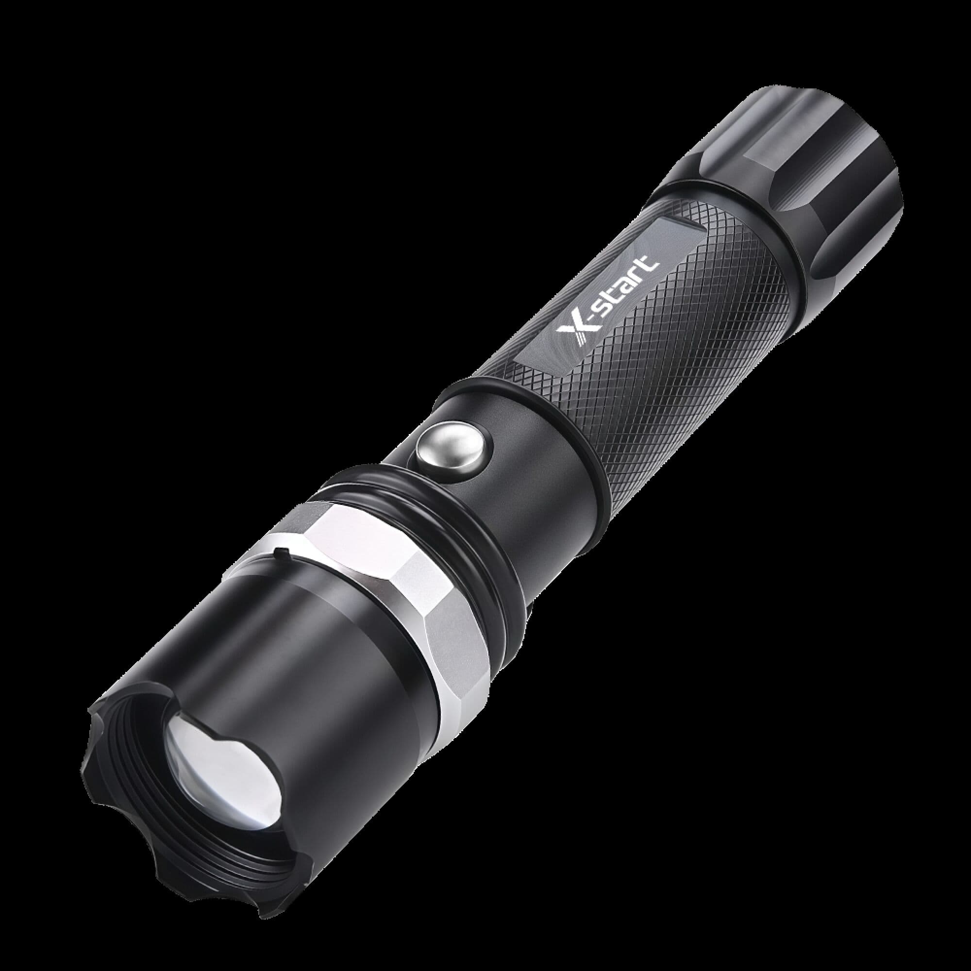 X-start (EL030) - Lanterna LED, Zoom radius 200m, 300LM,1200mAh, 3W, Black 1