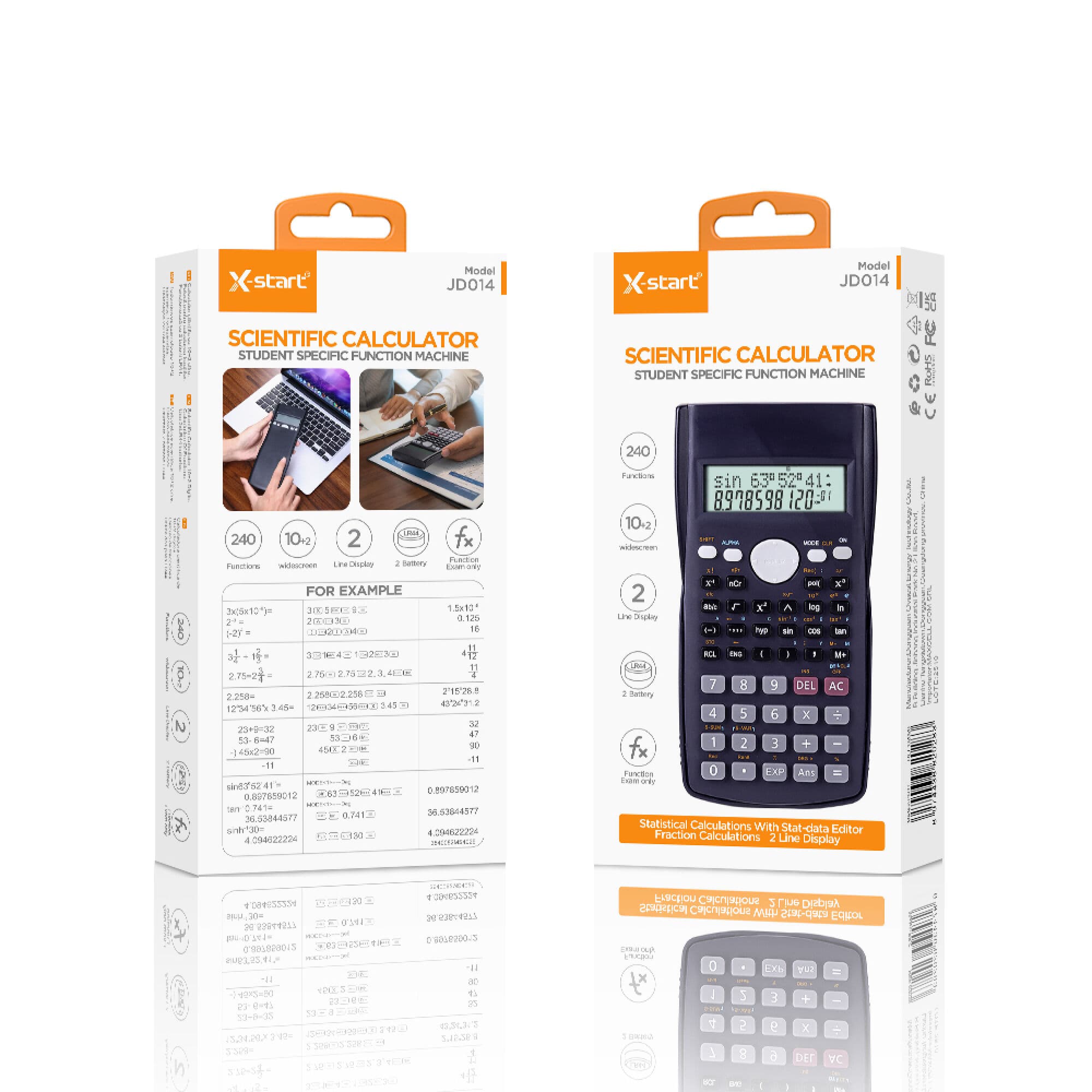 X-Start (JD014) - Calculator Stiintific, Balck 1