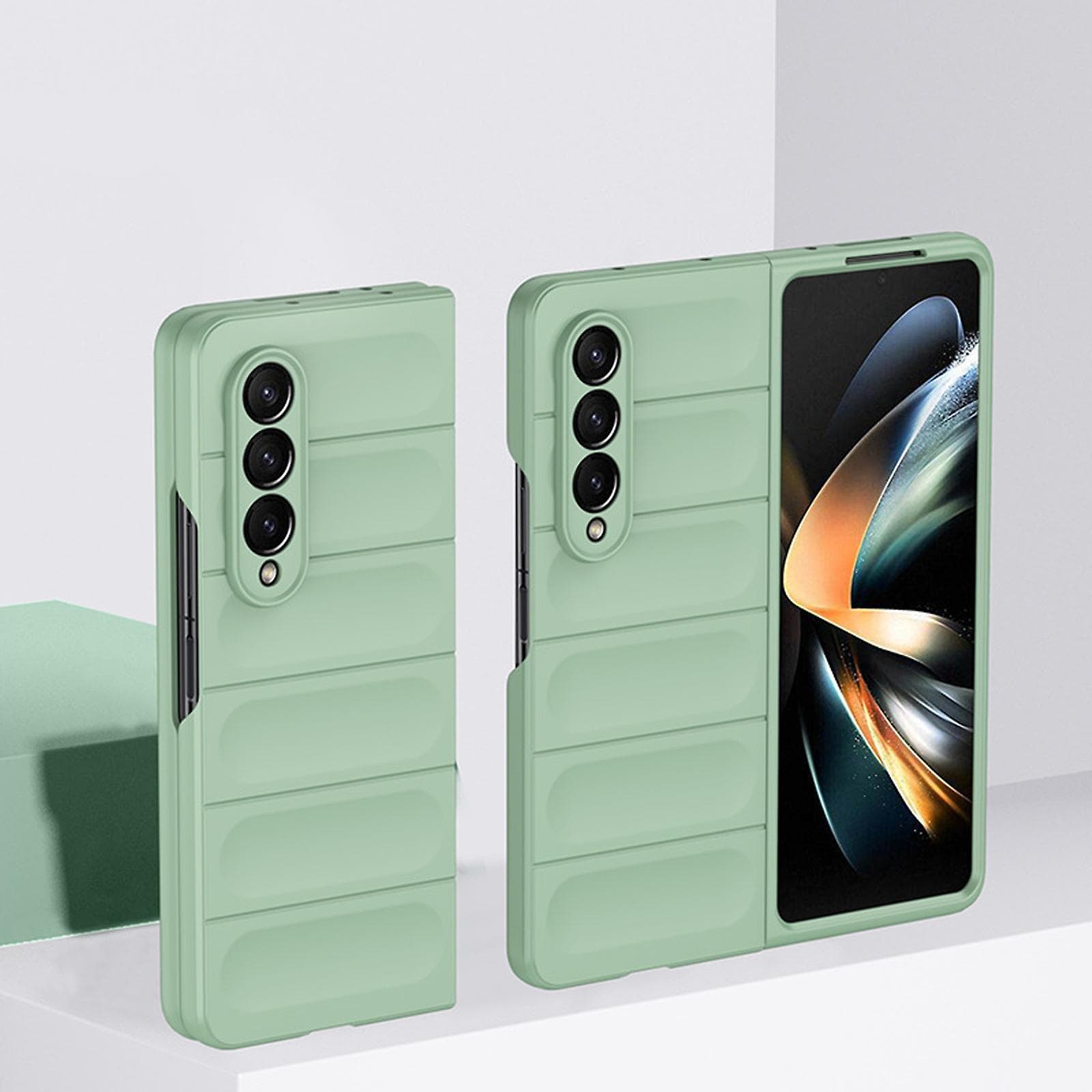 Husa Strip - Samsung Z Fold6 - Matte, ShockProof, Light Green 1