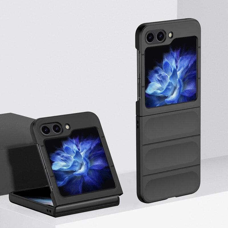 Husa Strip - Samsung Z Flip6 - Matte, ShockProof, Black 1