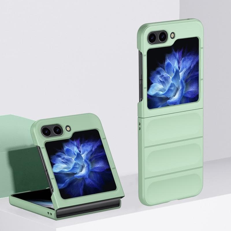 Husa Strip - Samsung Z Flip6 - Matte, ShockProof, Light Green 1