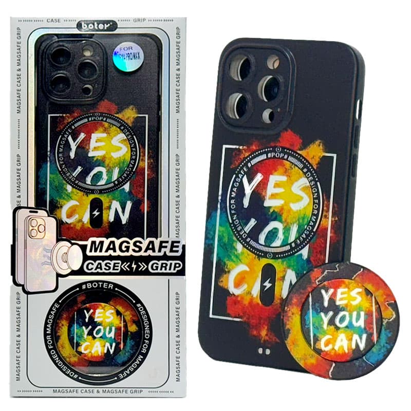Husa Boter » iPhone Samsung S23, Magnet MagCase + PopGrip hone, Model,YES #A
