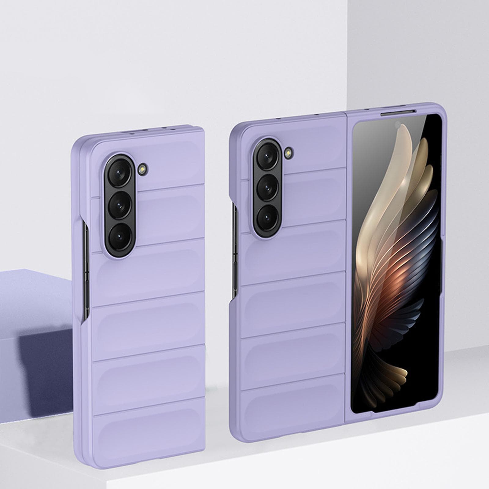 Husa Strip - Samsung Z Fold6 - Matte, ShockProof, Purple 1