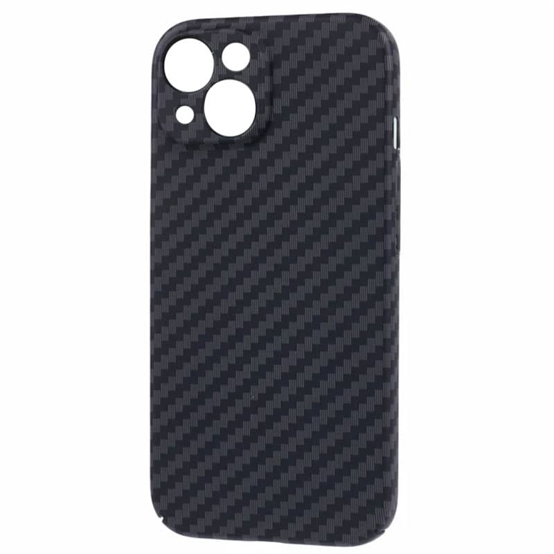 Husa iPefet Carbon » iPhone 12 Pro Max, Kevlar Pattern, Black 1